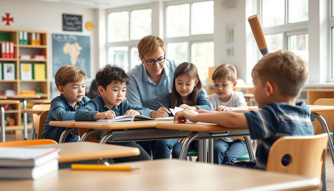 Student developing practical and academic skills