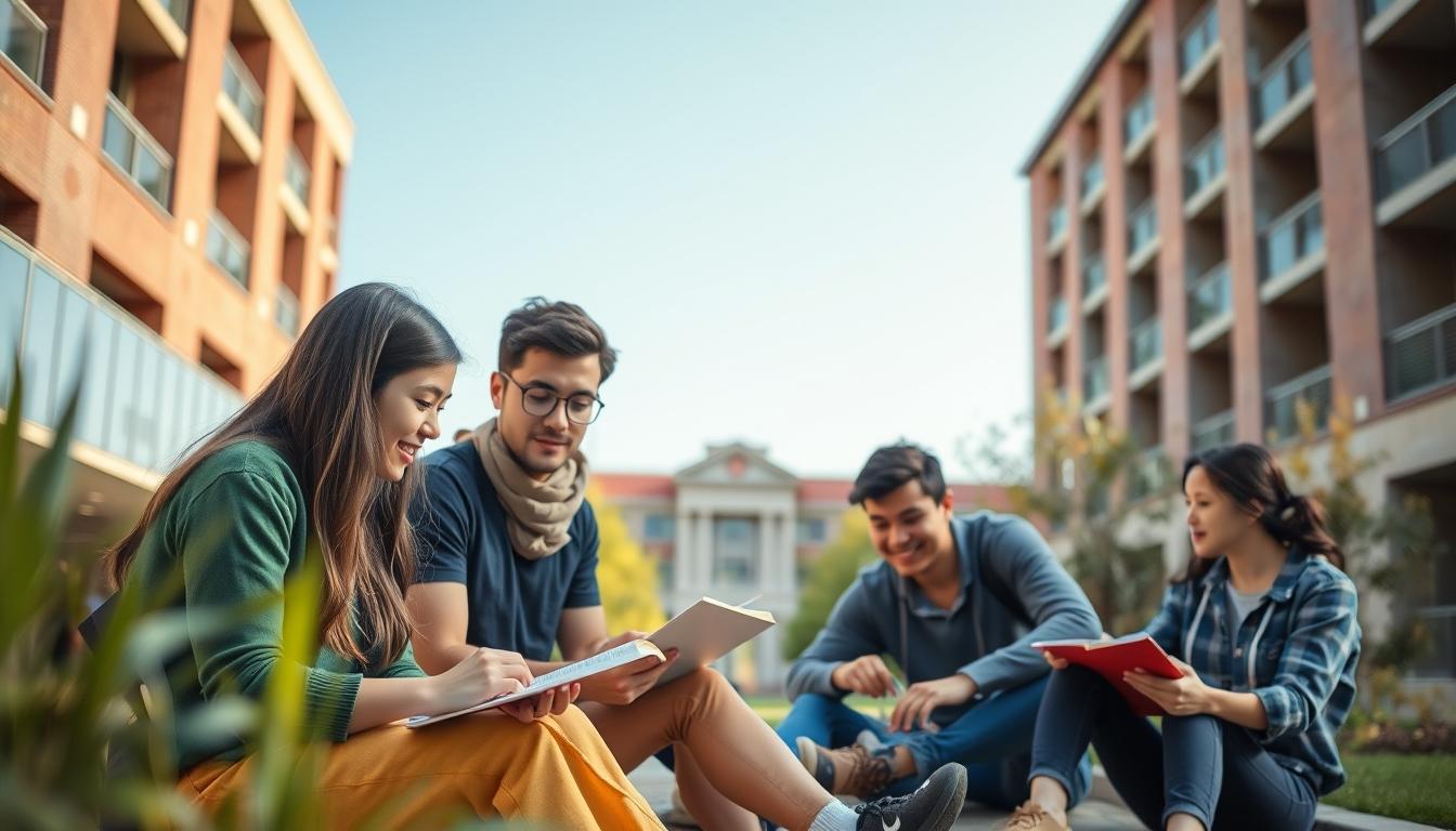 Structured study materials and learning resources on a desk