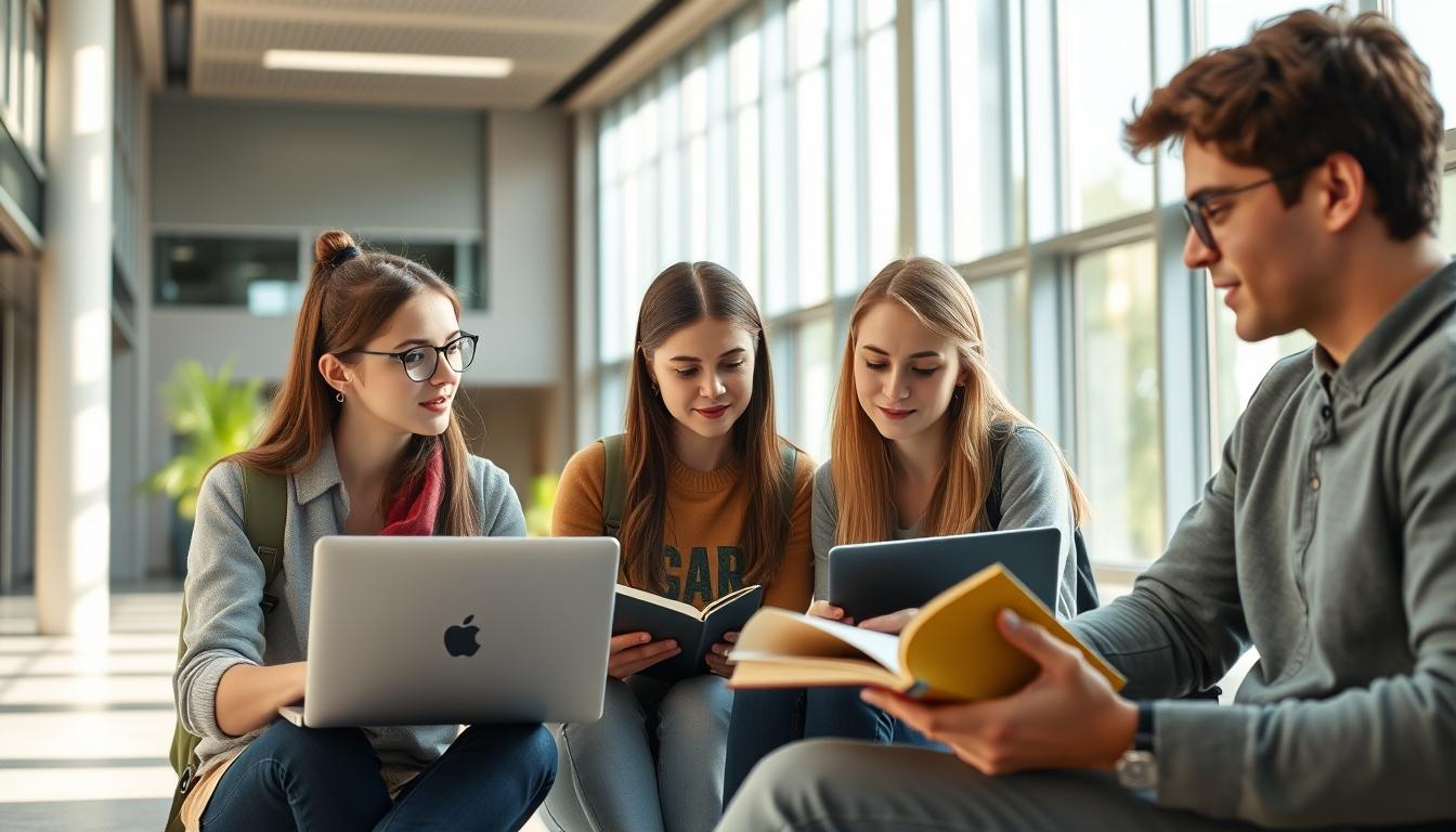Organized study environment supporting productive learning